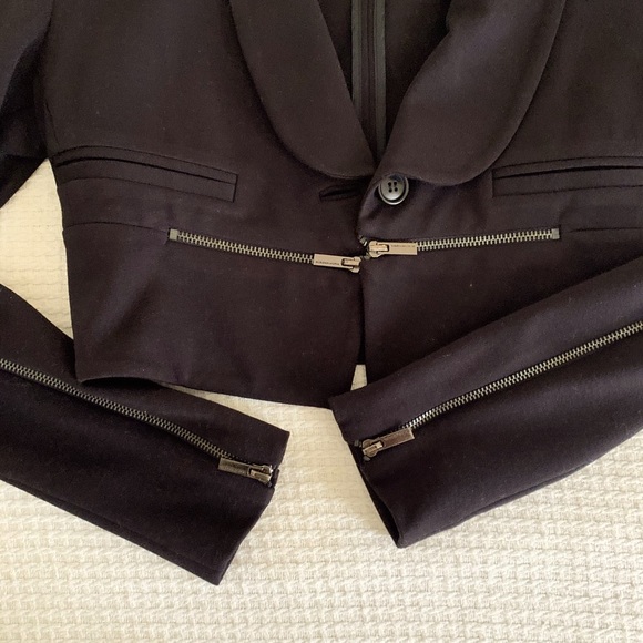 BCBG Cropped Maxazria Jacket S - Picture 4 of 8